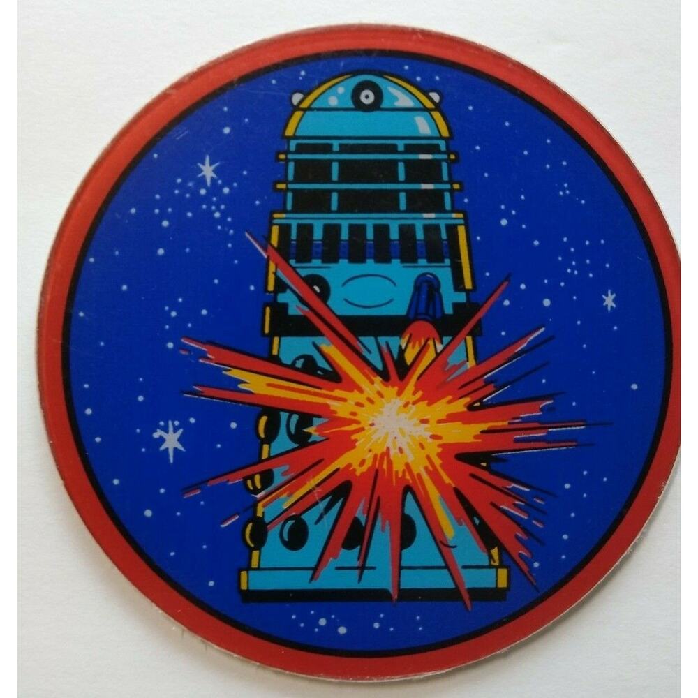 Doctor Who Pinball Coaster Original Plastic Promo Dalek Space Age Sci-Fi